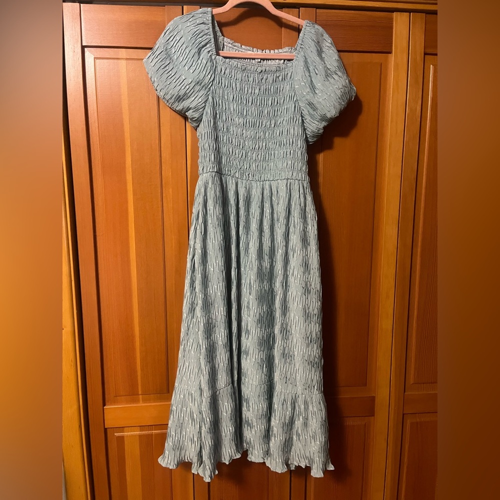 Polagram textured dress